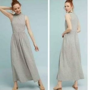 Sunday in Brooklyn Striped Mock Neck Maxi Dress